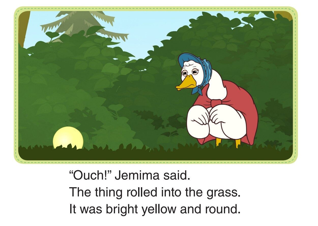 Tom Kitten's New Ball 2_Jemima's New Egg绘本故事第4页