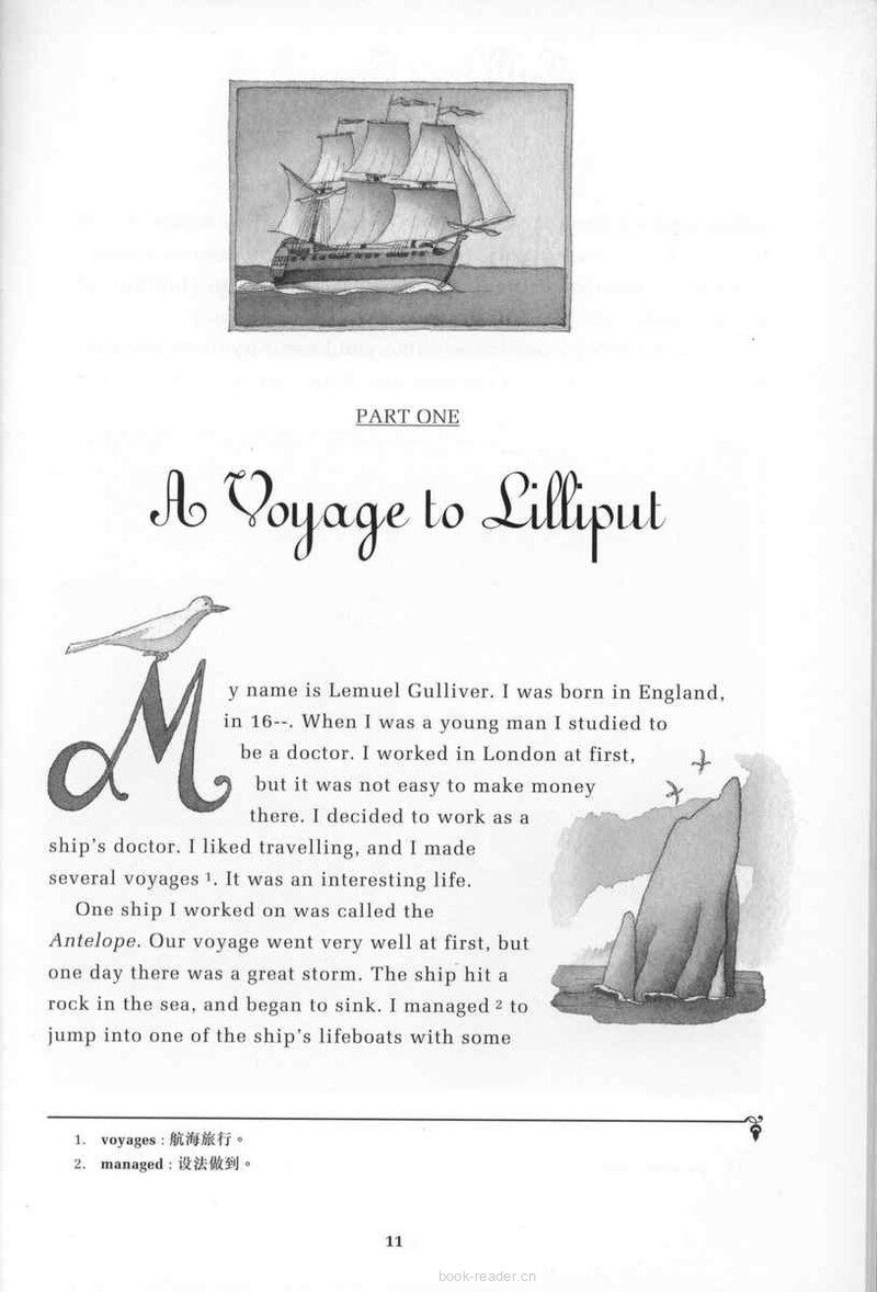 Gullivers Travel绘本故事第3页