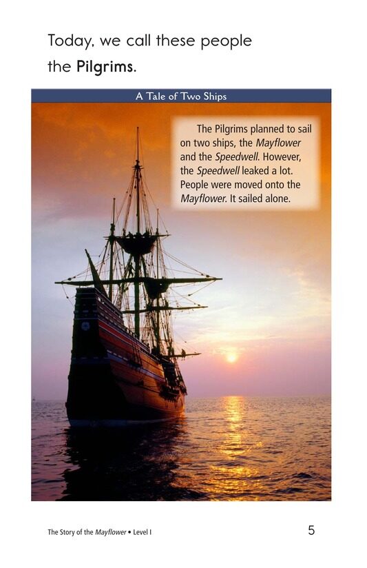 The Story of the Mayflower绘本故事第4页