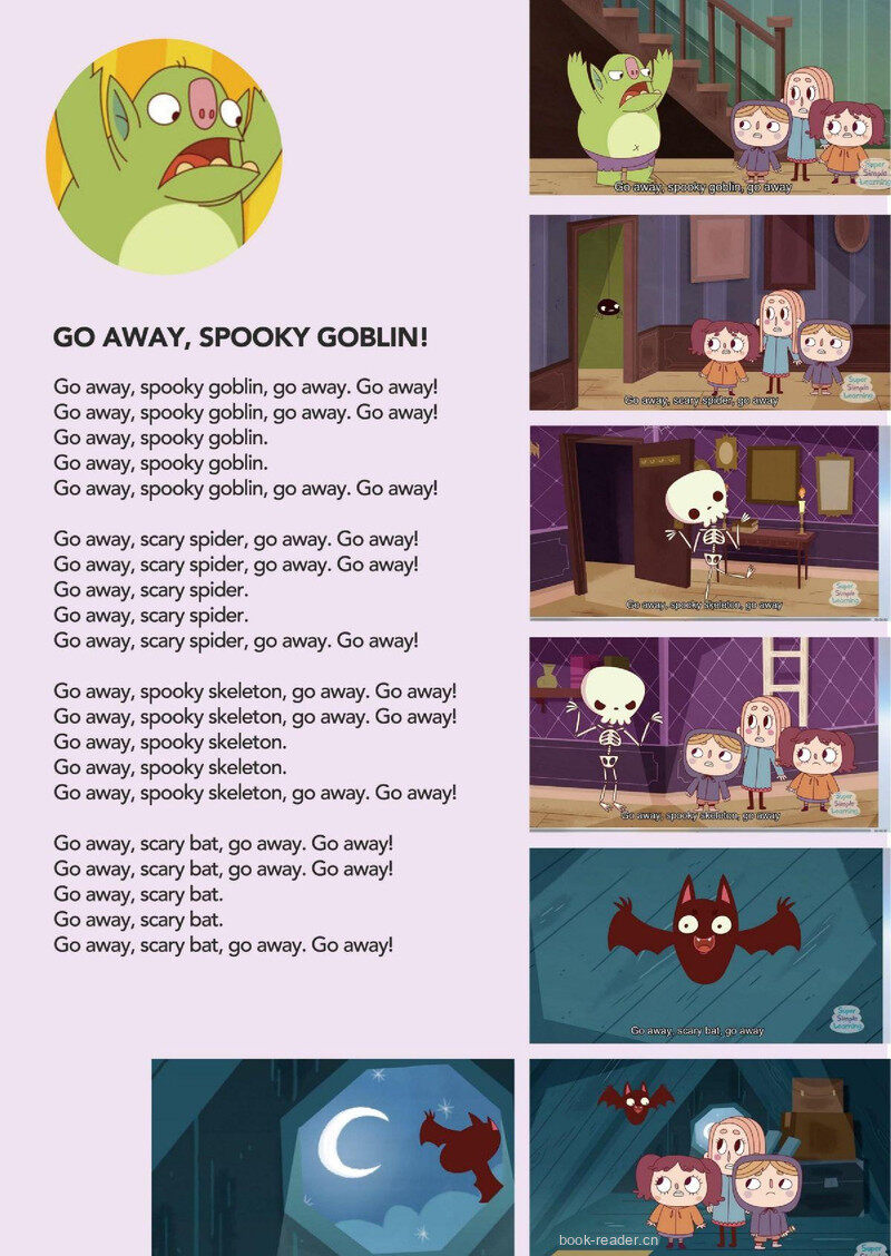Go Away, Spooky Goblin!绘本故事第2页
