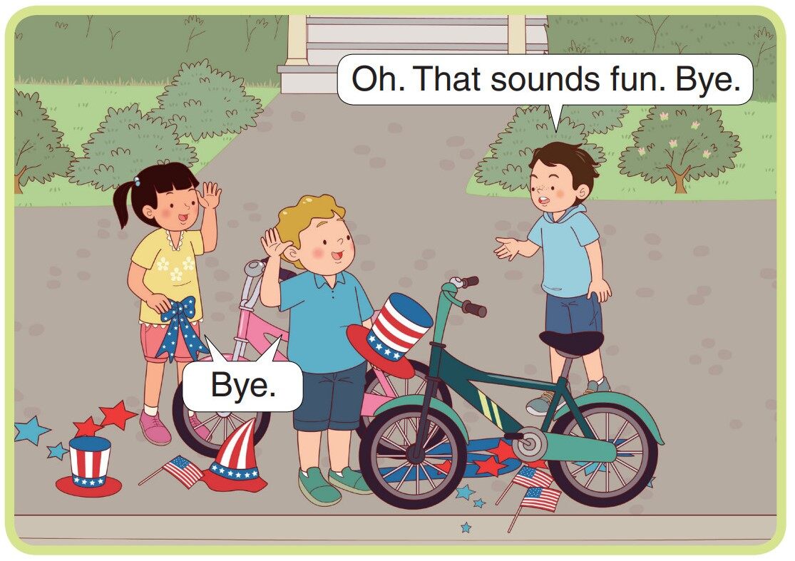 A New Bike绘本故事第4页