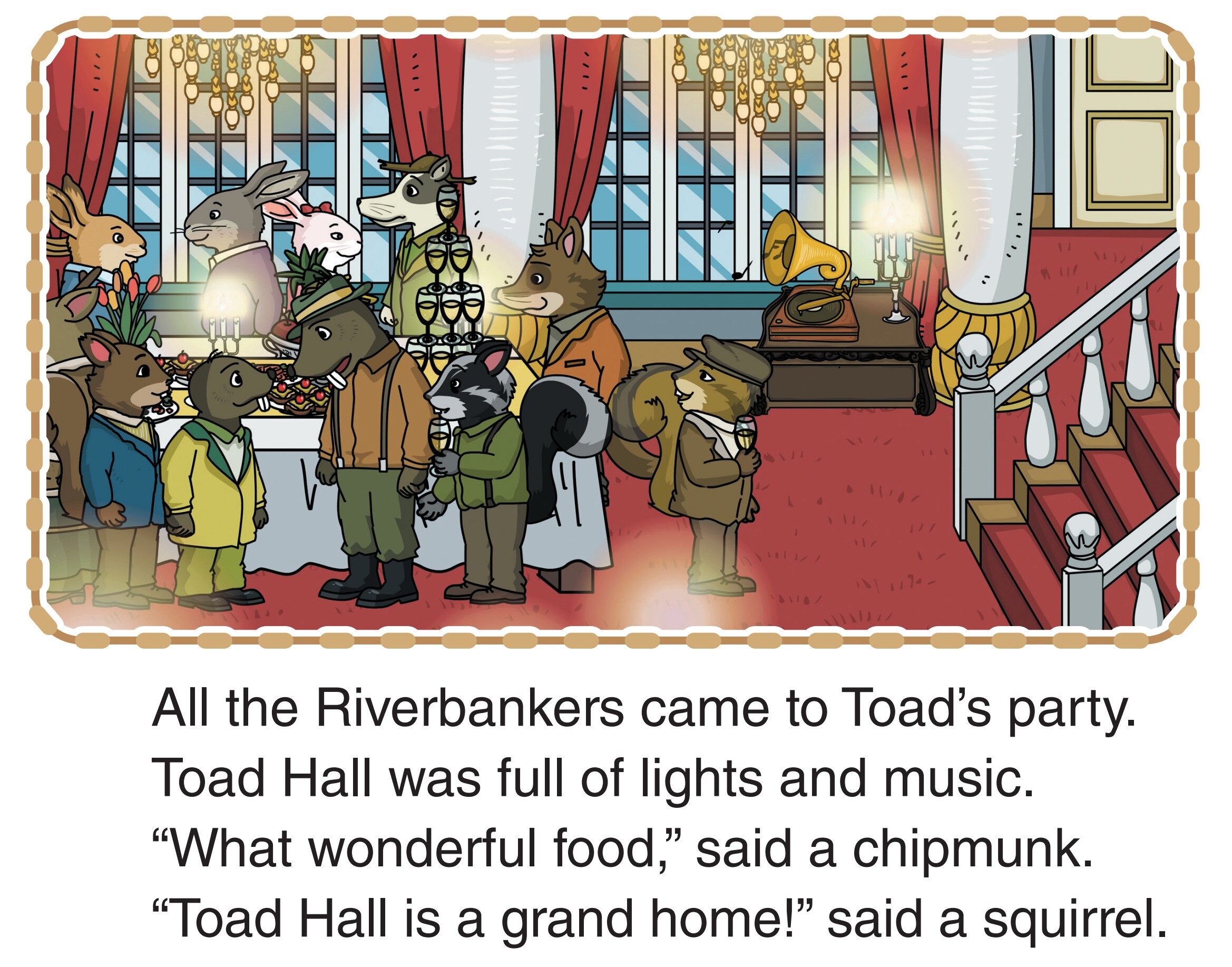 Toad’s Party绘本故事第3页