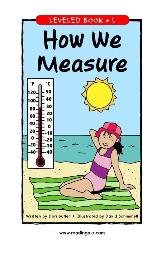 How We Measure绘本故事第2页
