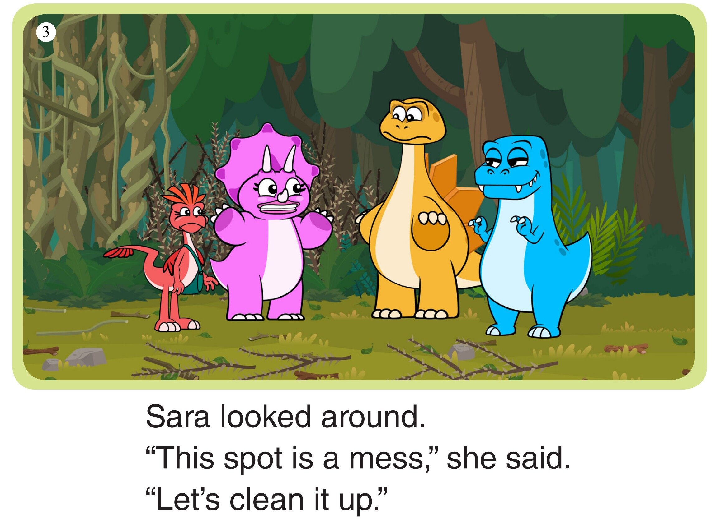 Cleaning Up绘本故事第5页