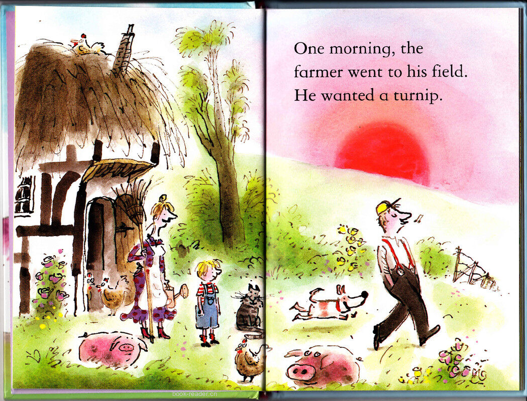 The Enormous Turnip绘本故事第4页