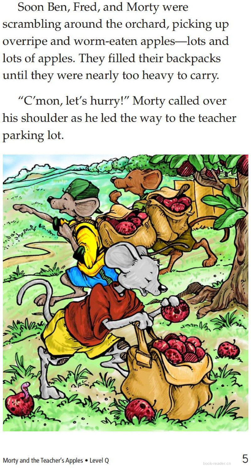 Morty and the Teacher's Apples绘本故事第5页