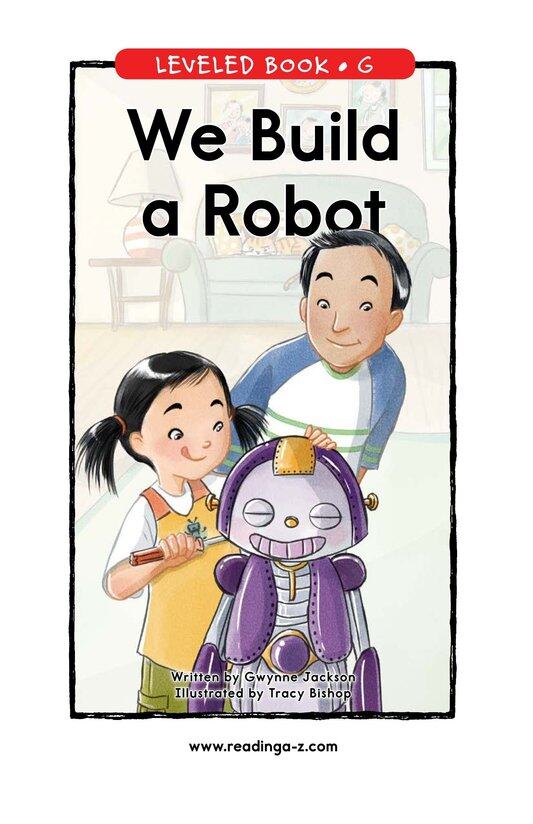 We Build a Robot绘本故事第2页