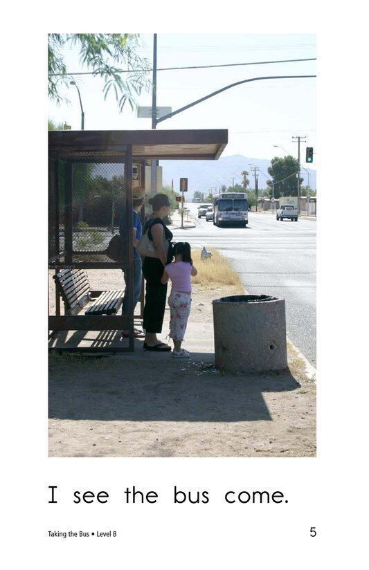 Taking the Bus绘本故事第5页