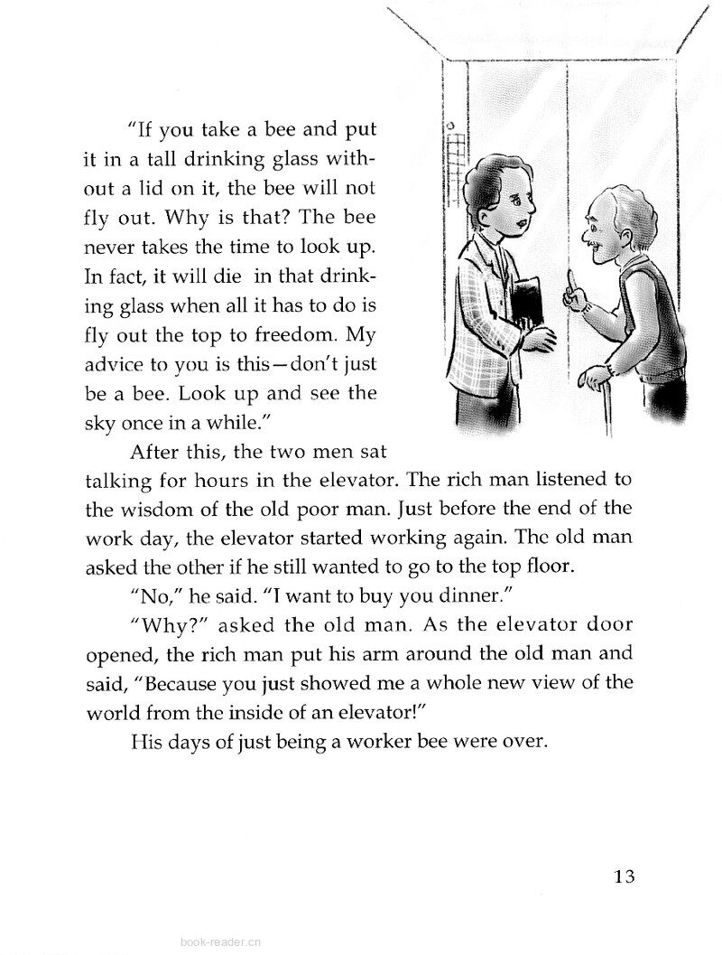 The View From the Elevator绘本故事第3页