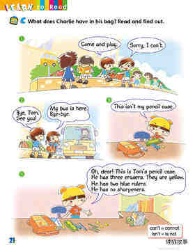 4 My pencil case绘本故事第5页