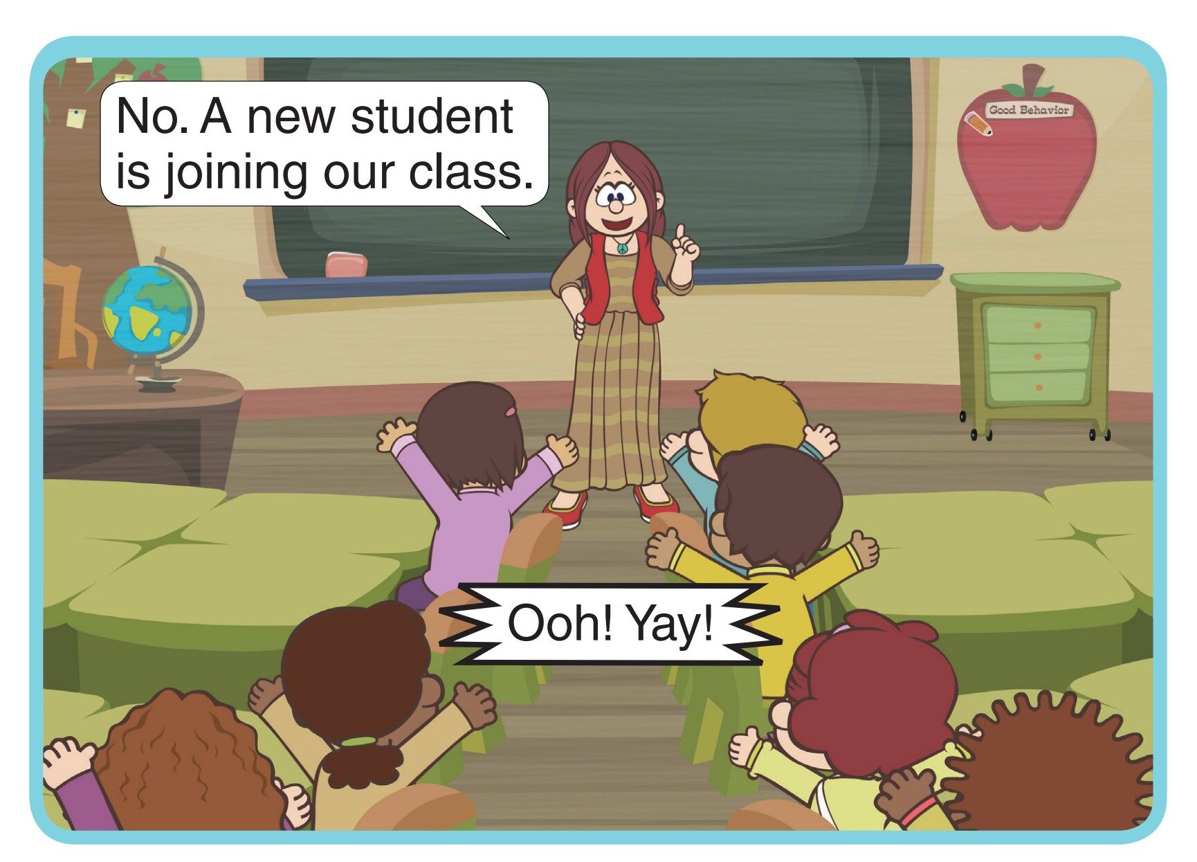 The New Kid绘本故事第5页