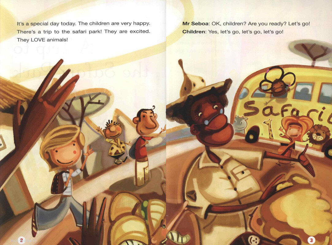 A Trip to the Safari Park绘本故事第3页