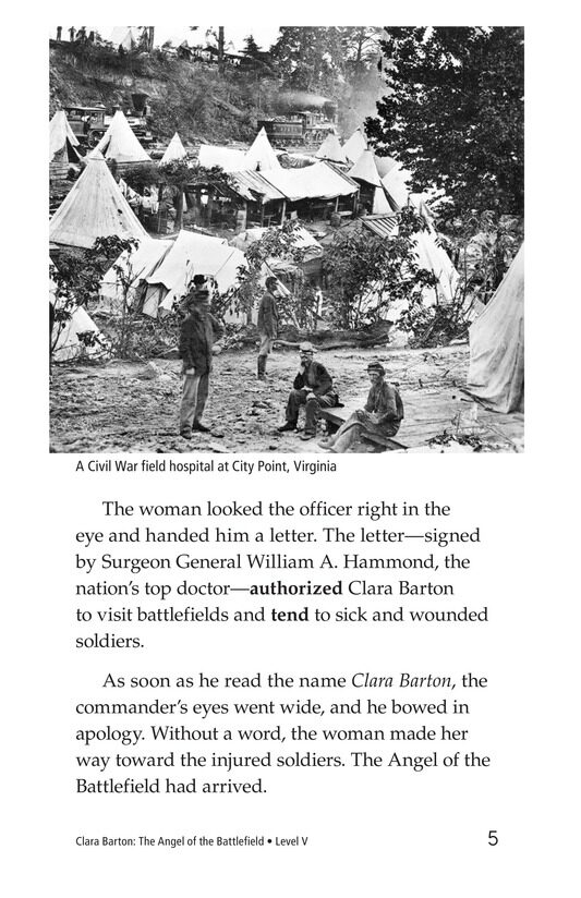 Clara Barton The Angel of the Battlefield绘本故事第4页
