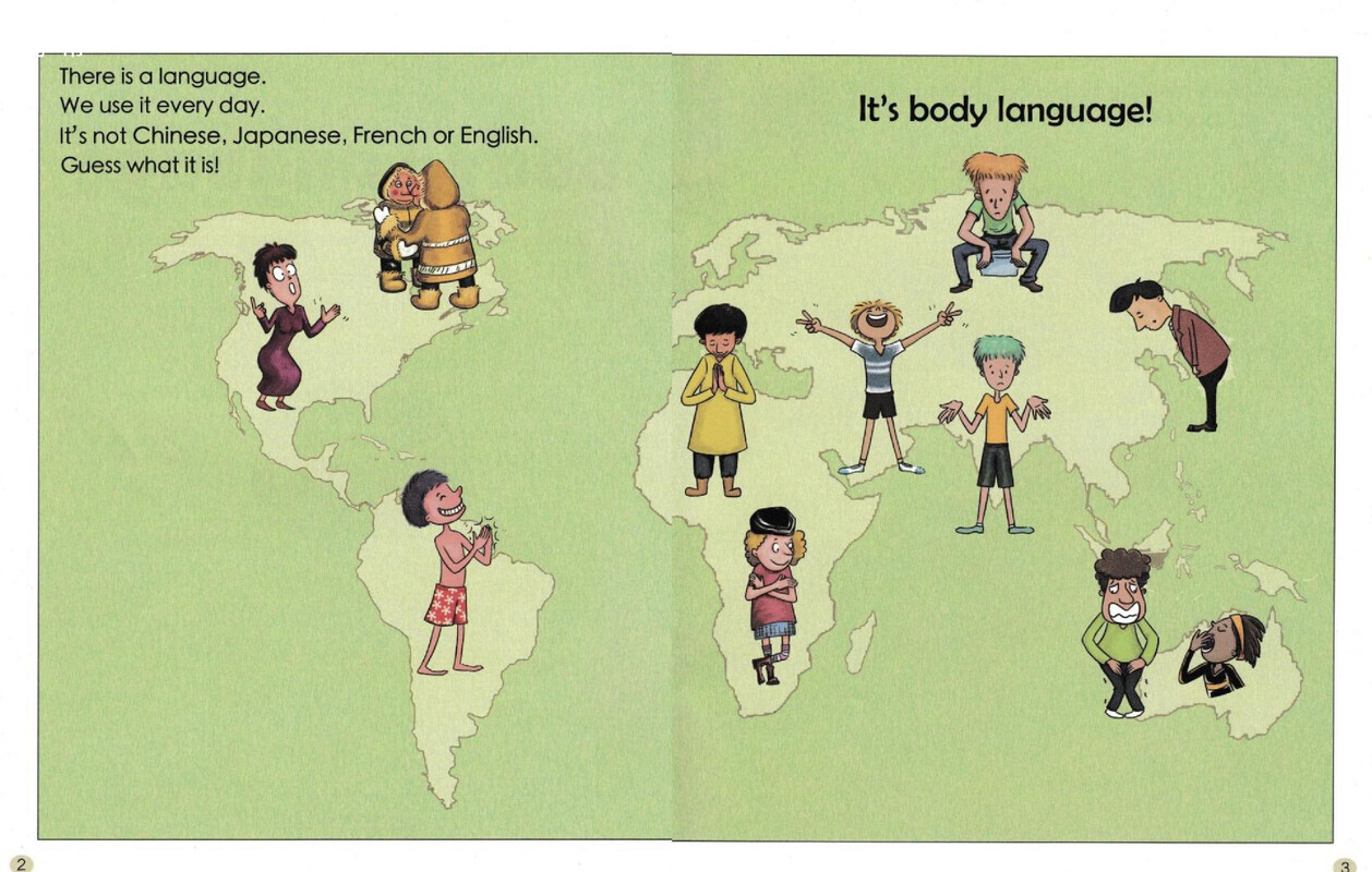 Body language绘本故事第3页