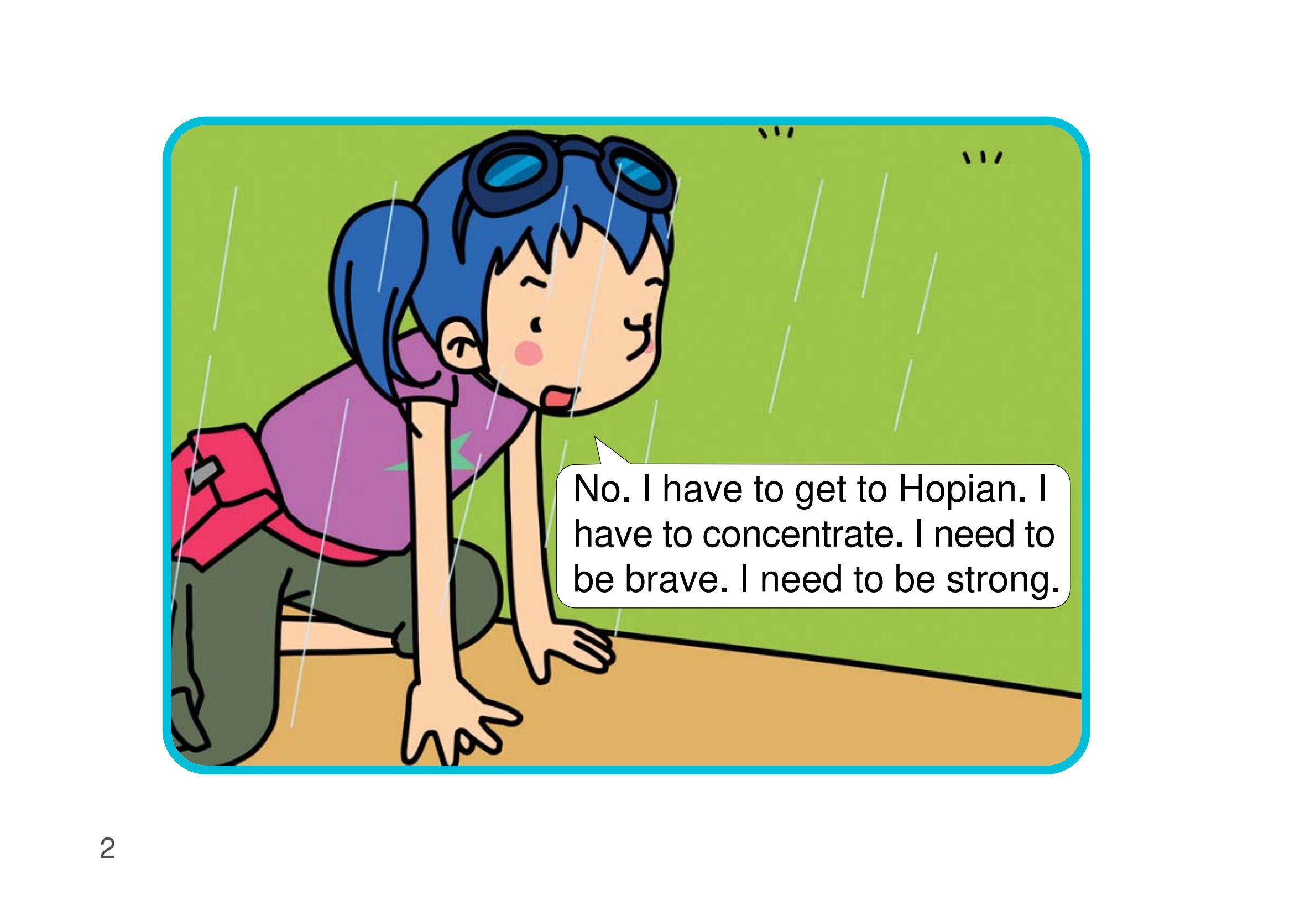 Run Tina Run!绘本故事第4页