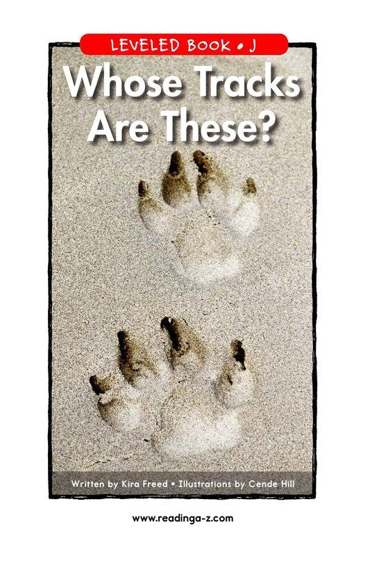 Whose Tracks Are These绘本故事第2页