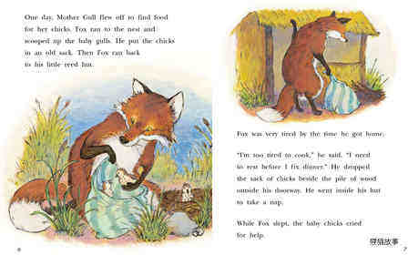 The Fox and the Gulls绘本故事第5页