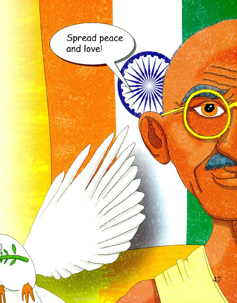 What Did Gandhi Say?绘本故事第3页