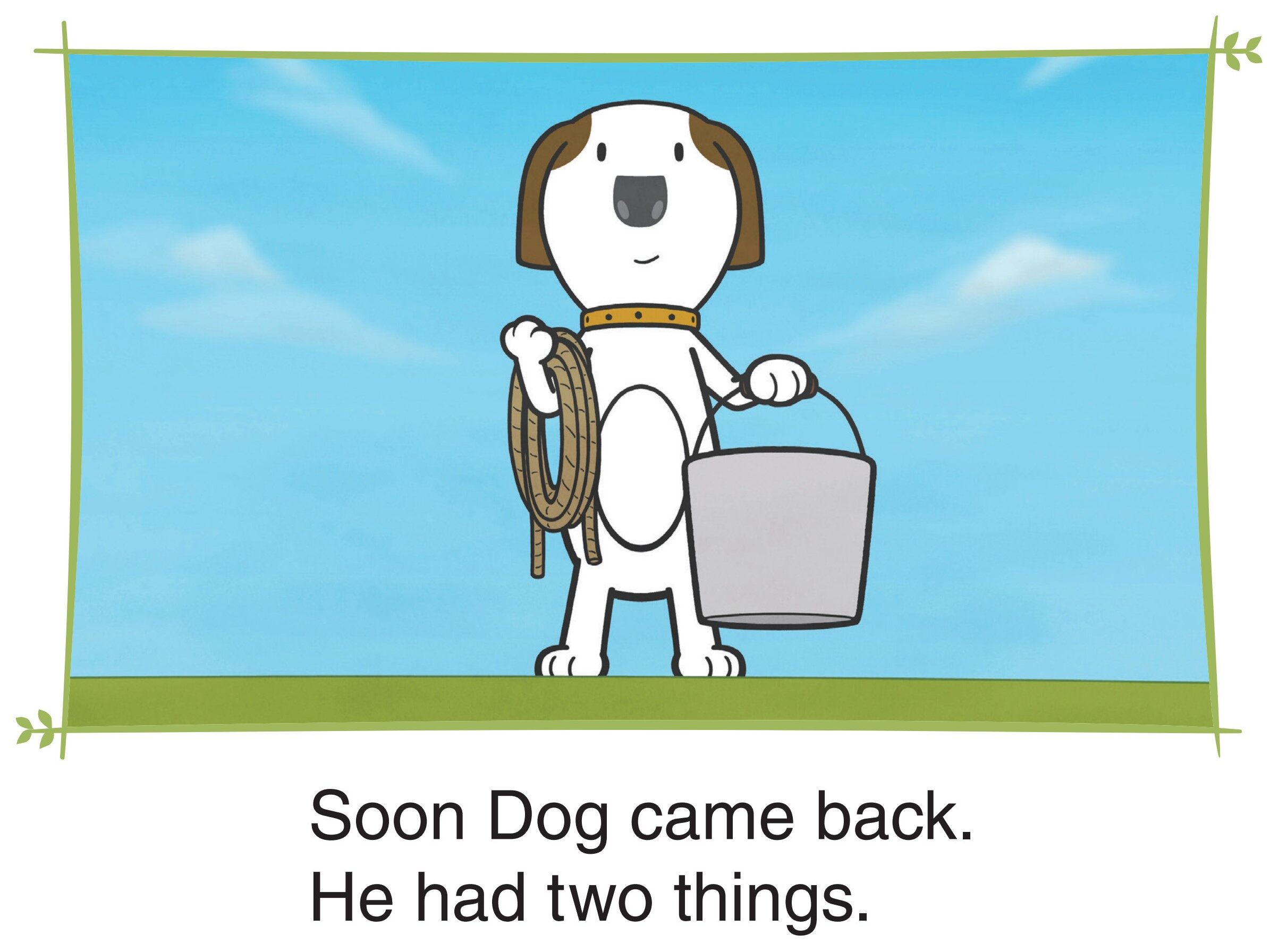 Cat Comes Up绘本故事第5页