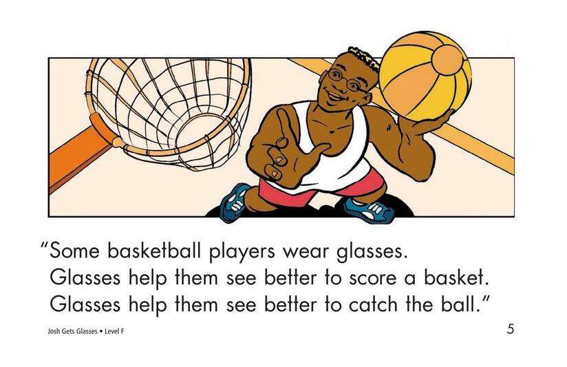Josh Gets Glasses绘本故事第5页