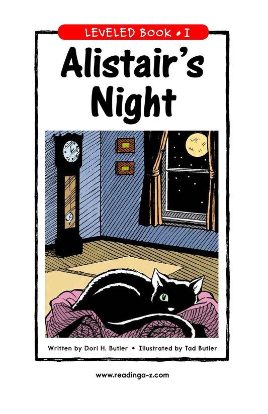Alistair's Night绘本故事第2页
