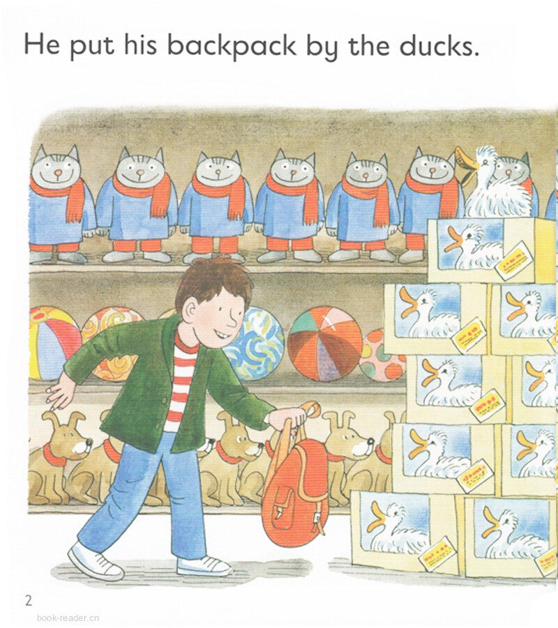 L2 The Backpack绘本故事第4页