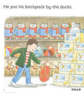 L2 The Backpack绘本故事第4页