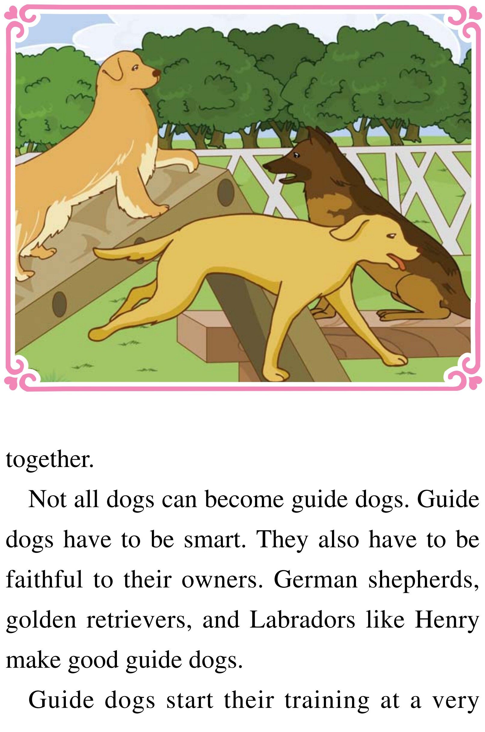 Henry the Guide Dog绘本故事第4页