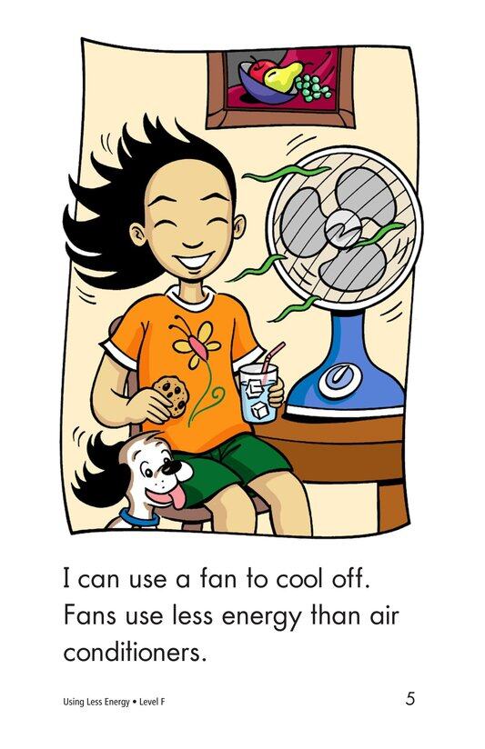 Using Less Energy绘本故事第5页
