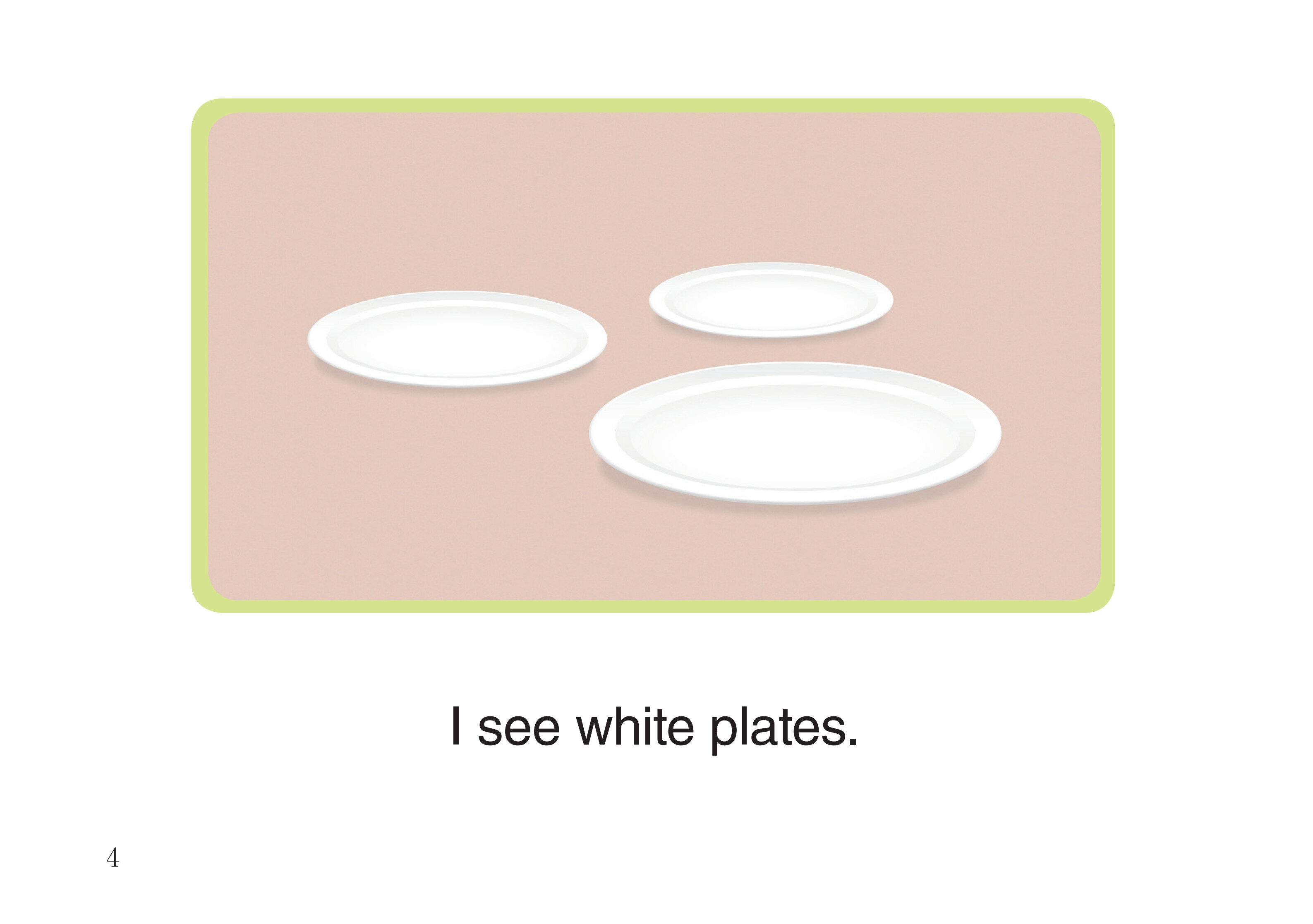 I See Red Napkins.绘本故事第5页