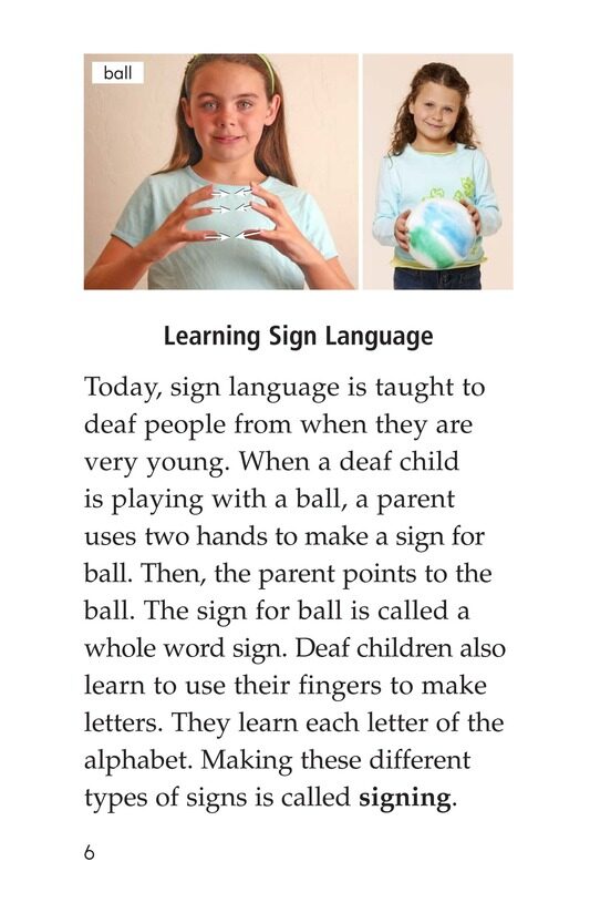 Sign Language and Hand Talk绘本故事第5页