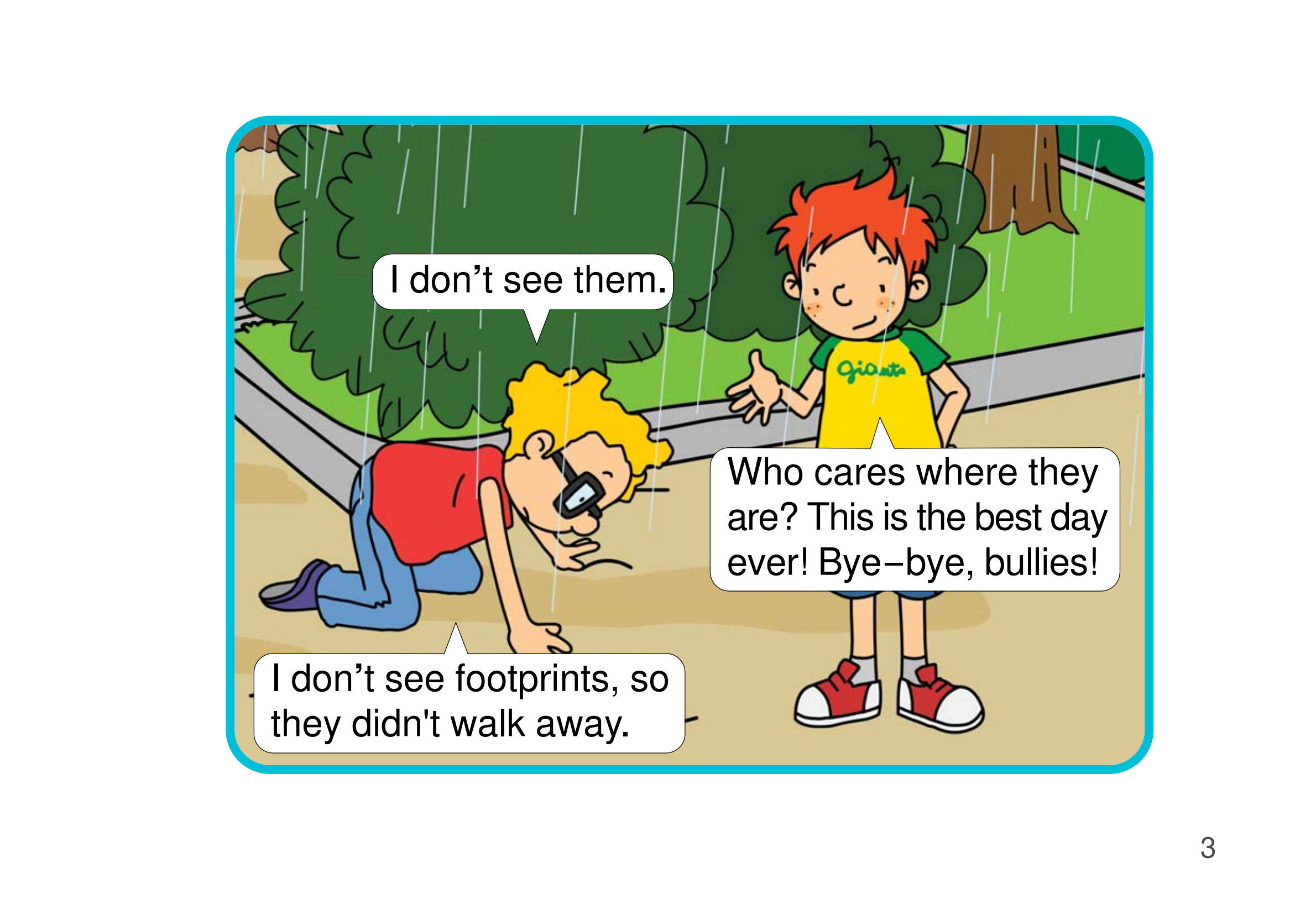 Bye-bye, Bullies绘本故事第5页