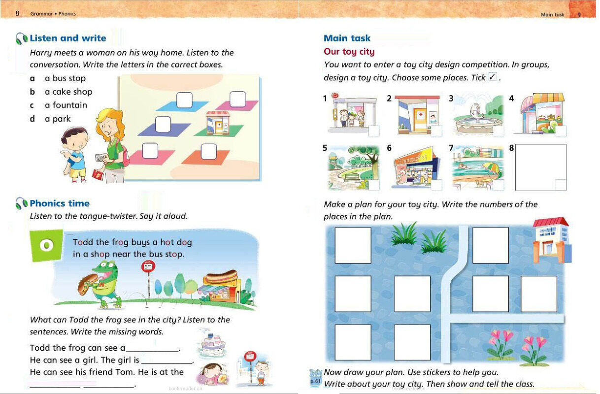 2A Unit 1 A day out绘本故事第5页
