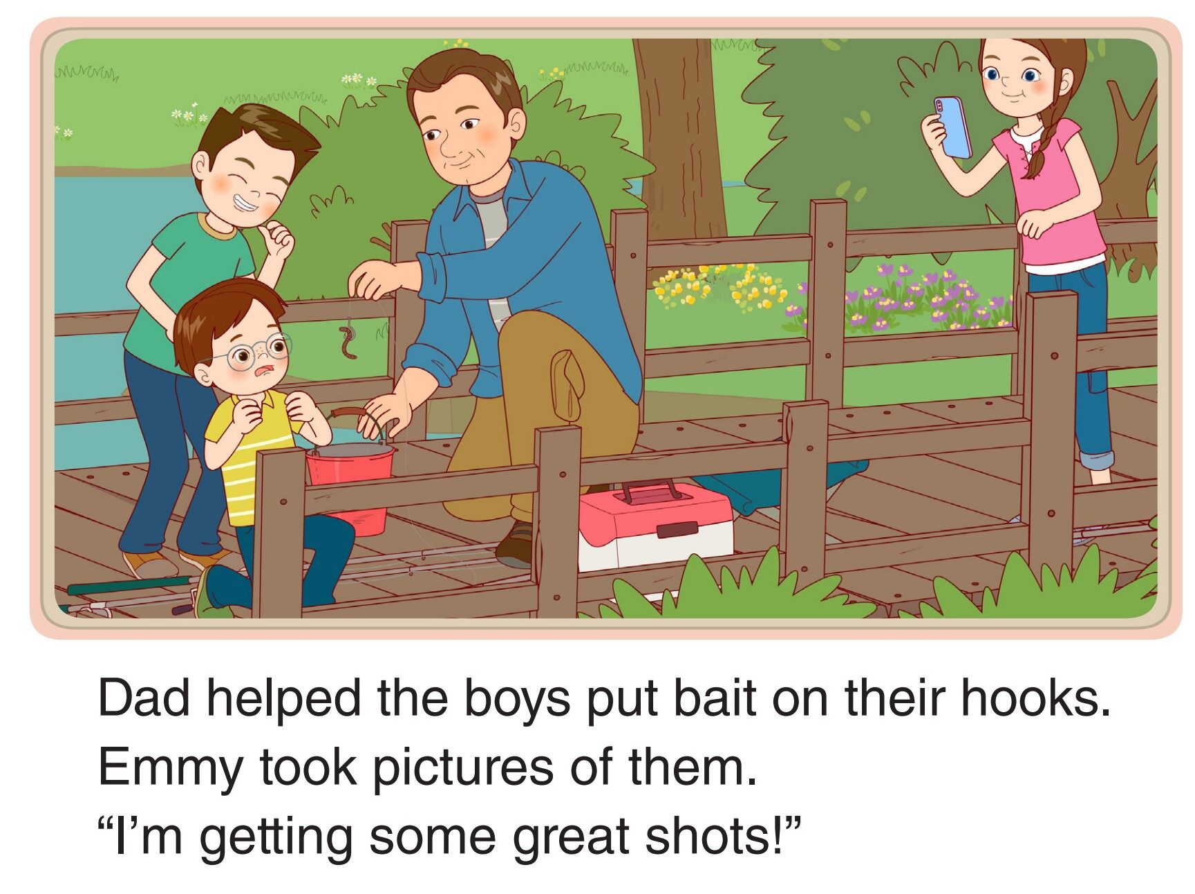 Going Fishing绘本故事第5页