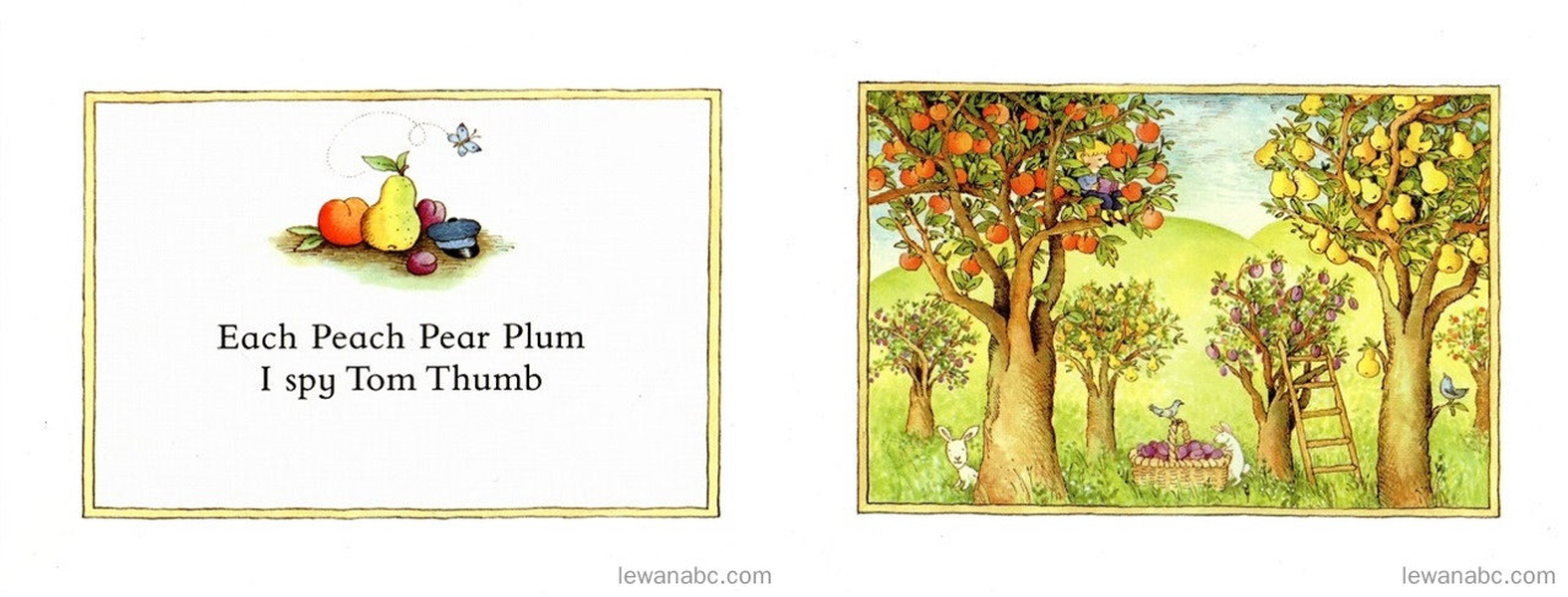 (28周)Each Peach Pear Plum绘本故事第4页