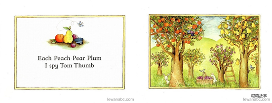 (28周)Each Peach Pear Plum绘本故事第4页