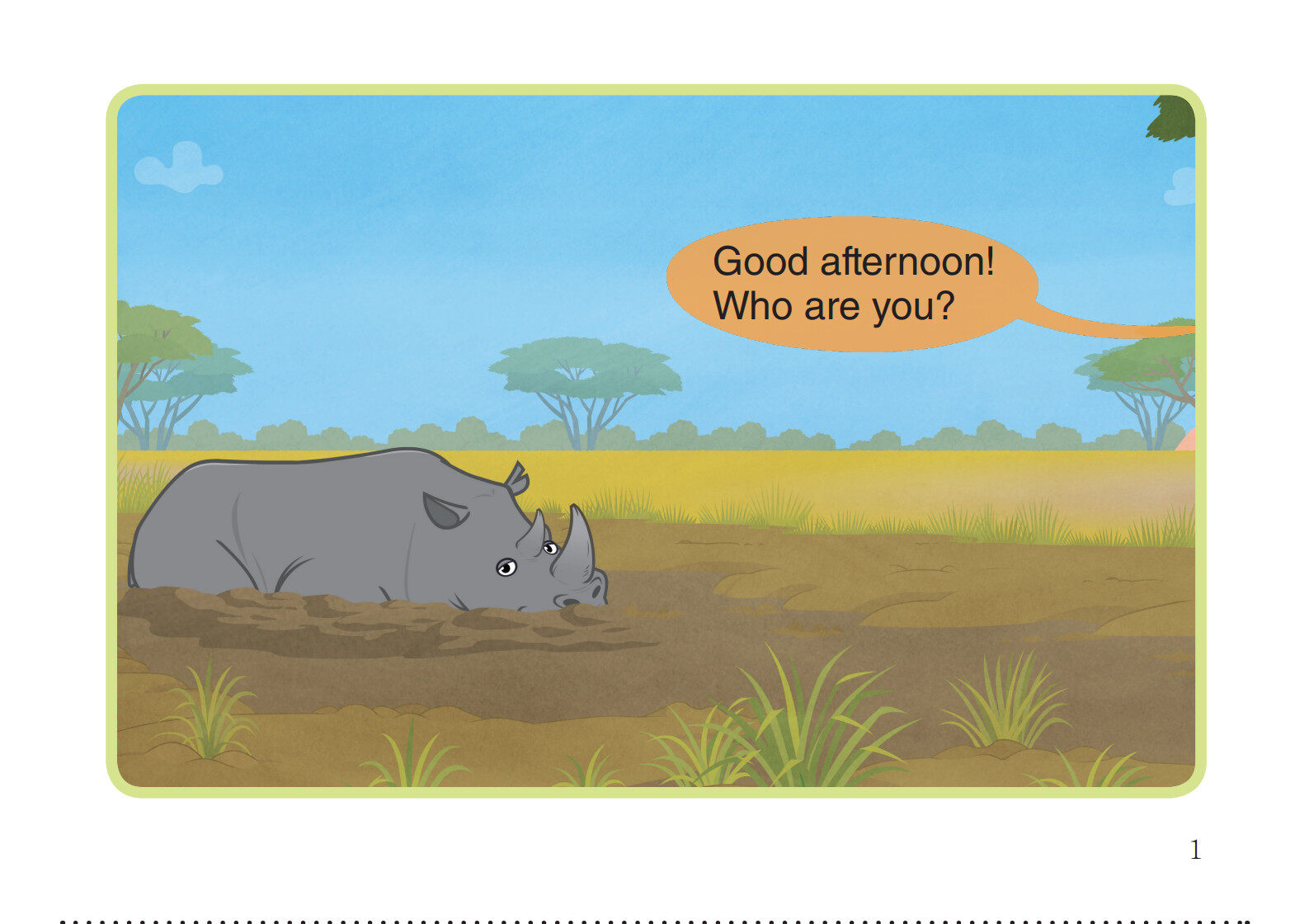 White Rhinoceros绘本故事第2页