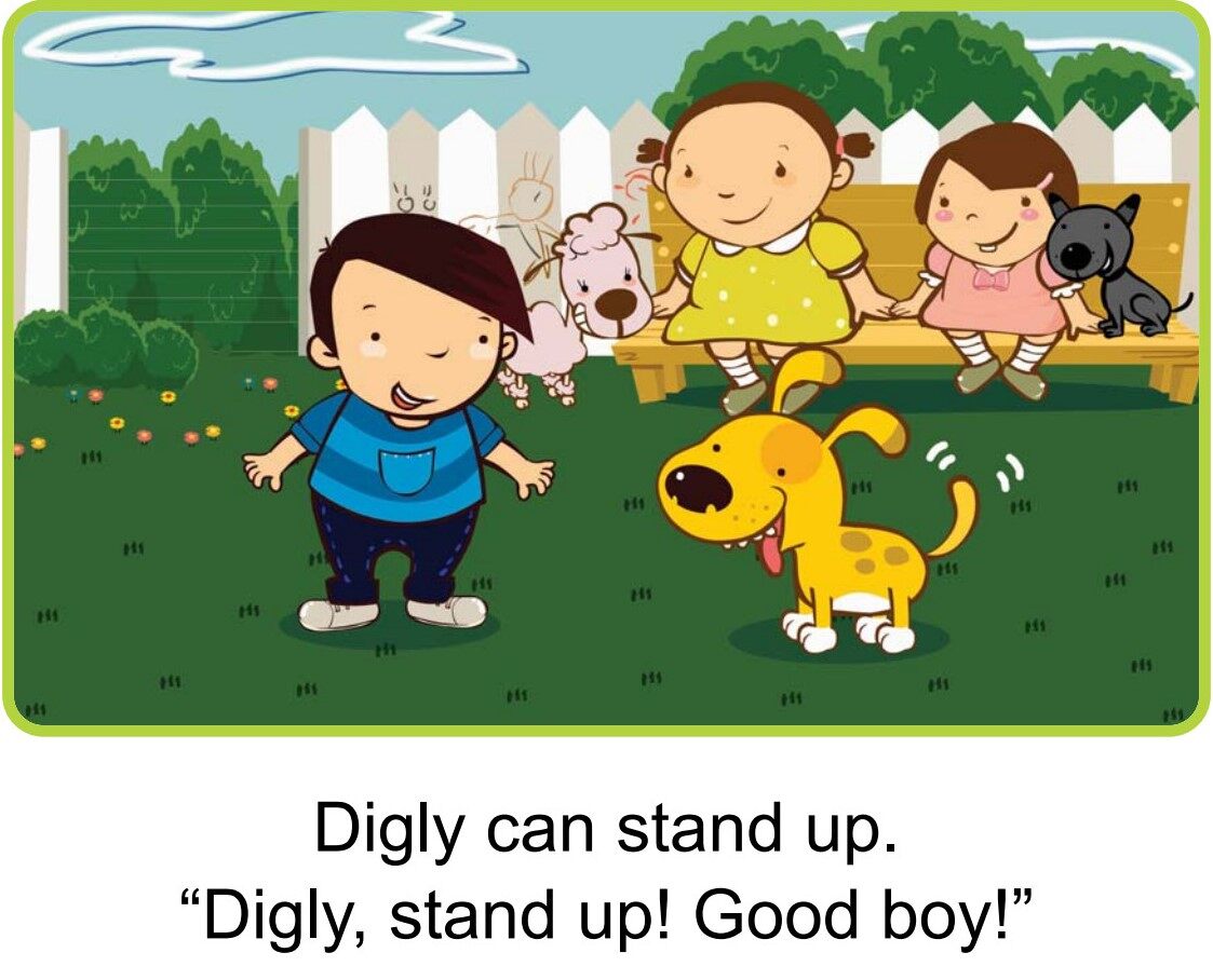 Digly, Up and Down!绘本故事第5页
