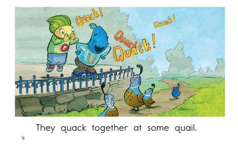 Best Friends Q and U绘本故事第4页