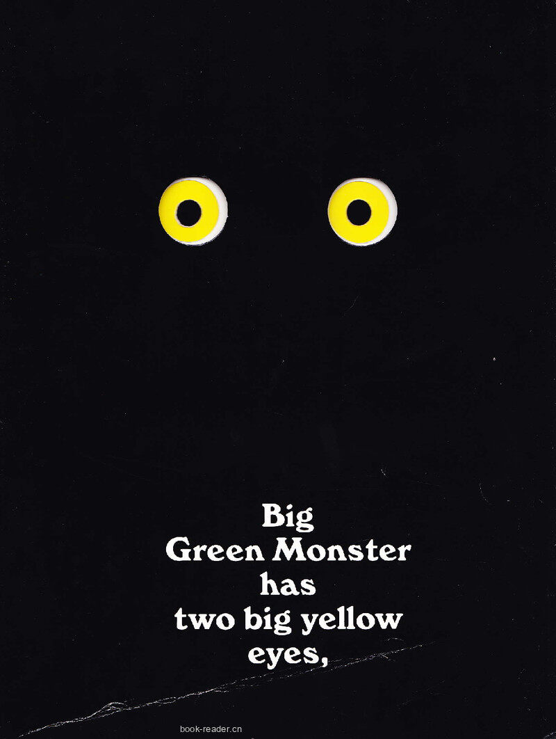 Go Away Big Green Monster绘本故事第3页