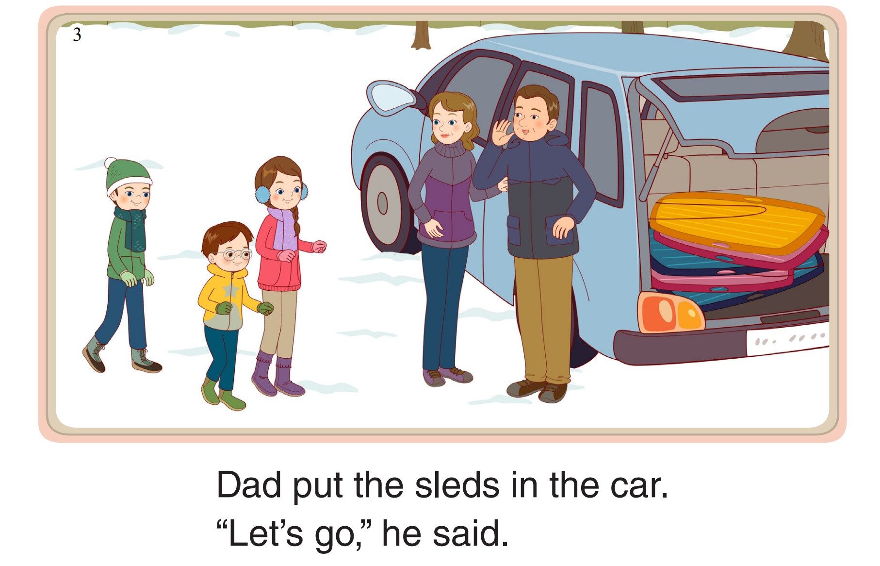 Sledding绘本故事第4页