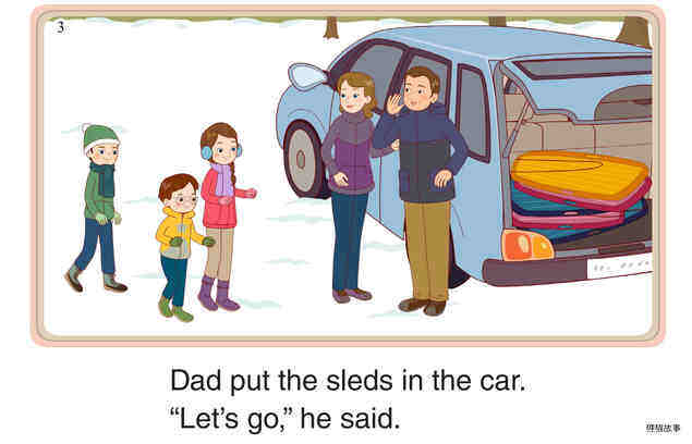 Sledding绘本故事第4页