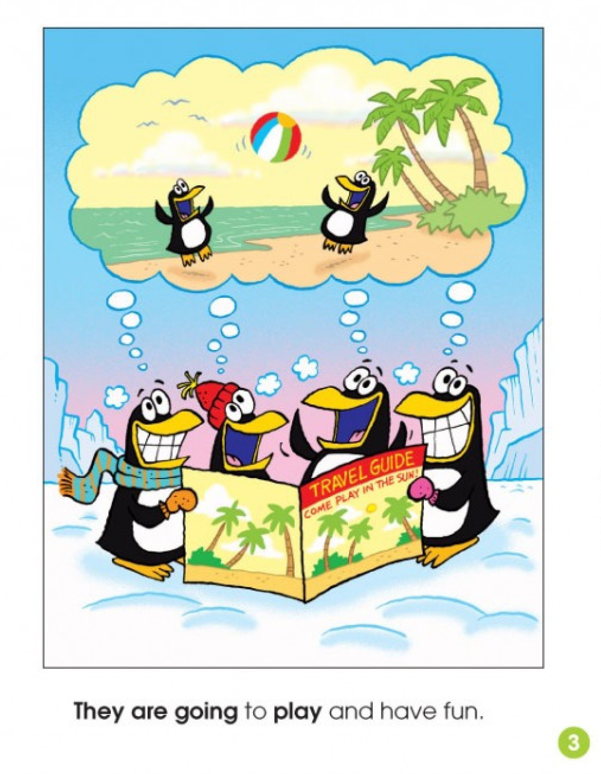 The Penguins Are Going on Vacation绘本故事第3页