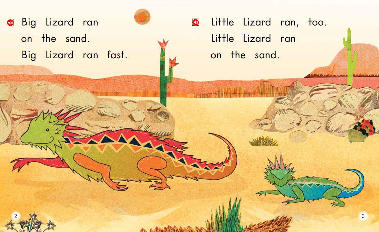 Big Lizard,Little Lizard绘本故事第3页
