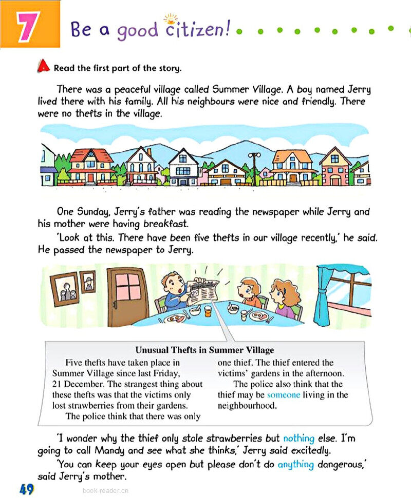 7 Be a good citizen绘本故事第3页