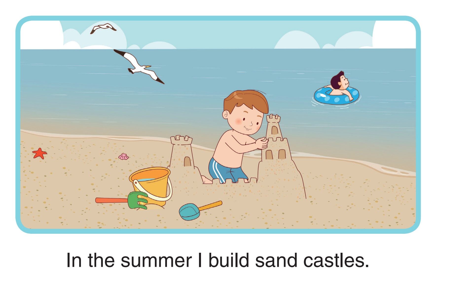 Summer and Winter Fun绘本故事第2页