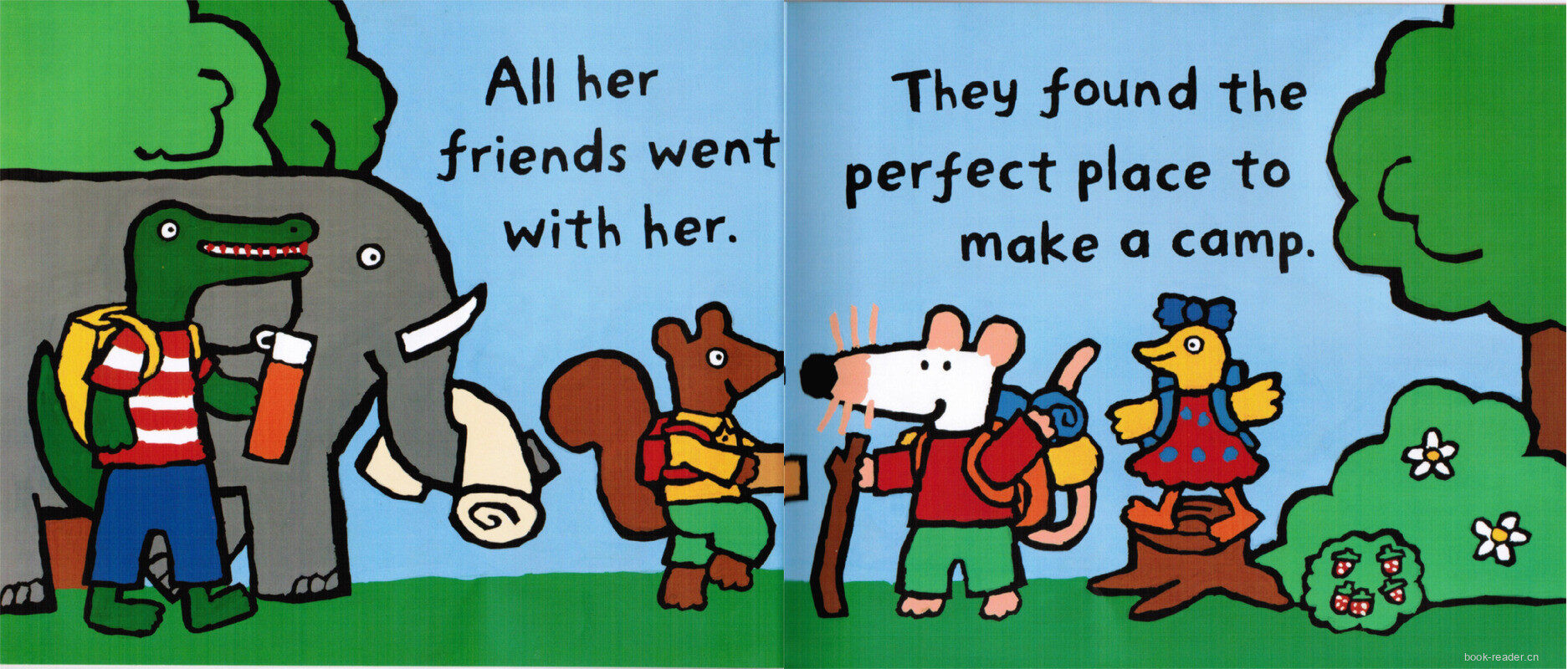 Maisy Goes Camping绘本故事第4页