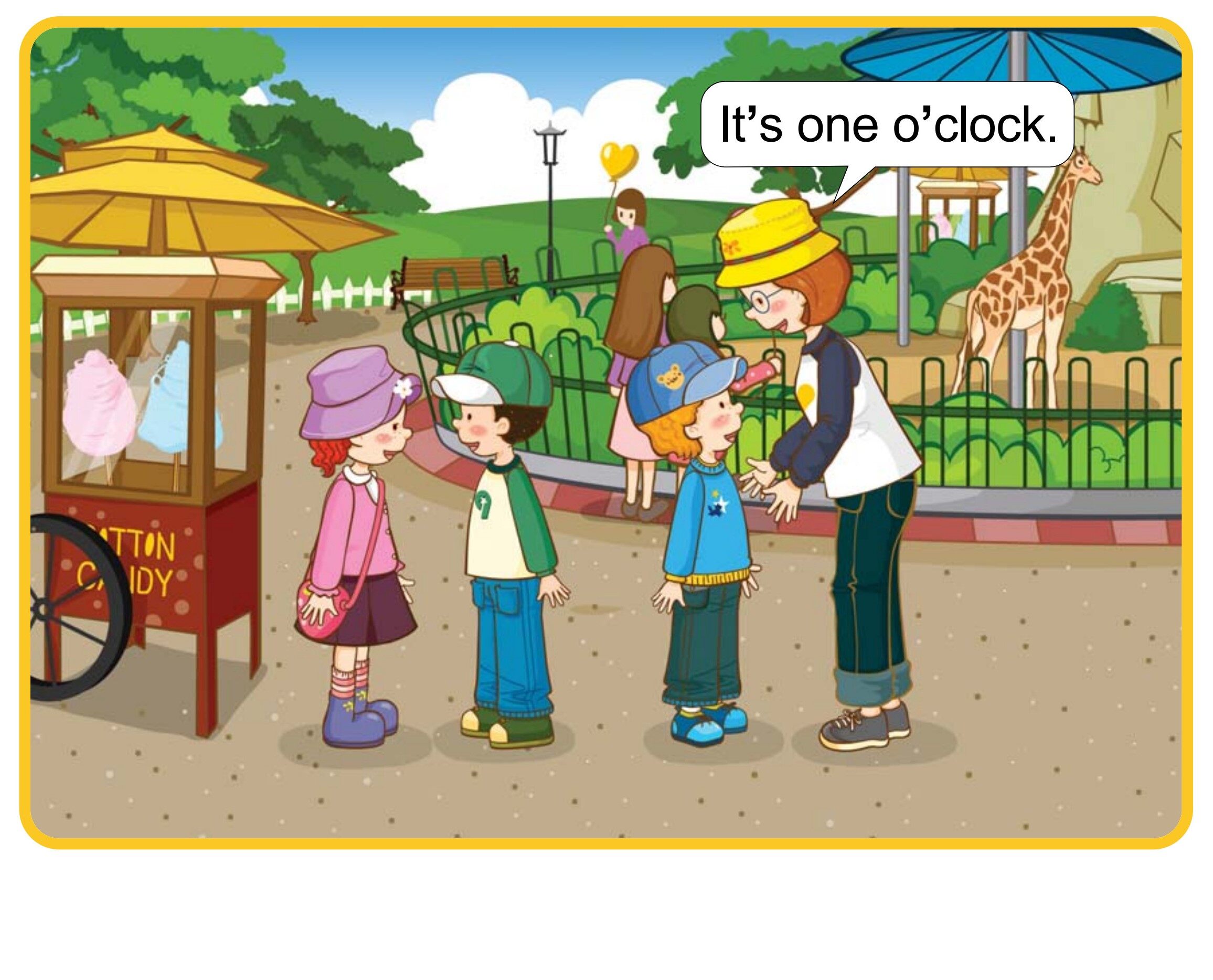 What Time Is It?绘本故事第3页