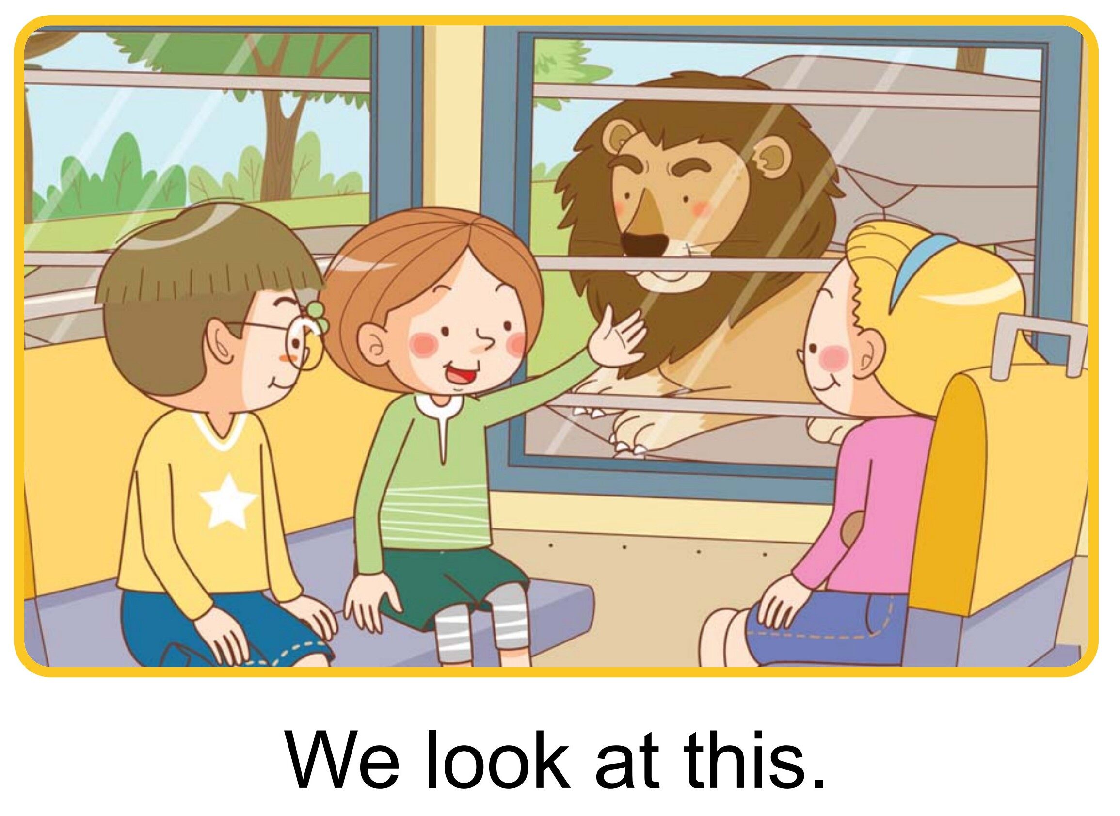 At the Zoo绘本故事第5页