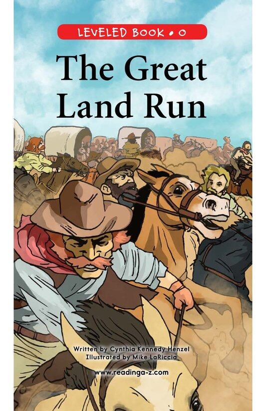 The Great Land Run绘本故事第2页